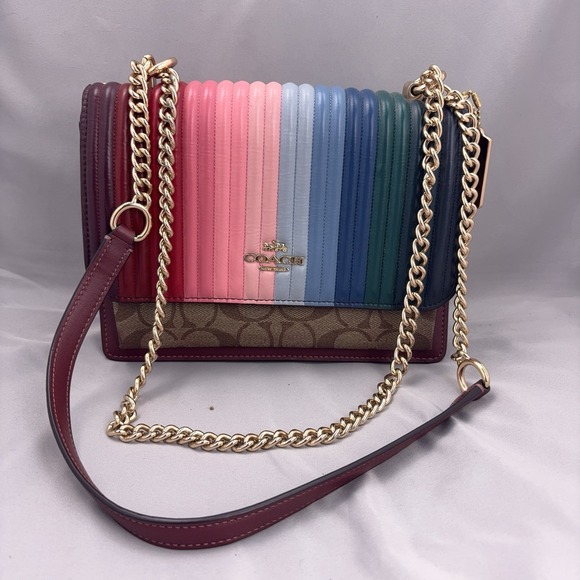 Coach Handbags - Coach Klare Crossbody Bag Womens Rainbow Quilted Leather Designer Purse Y2K